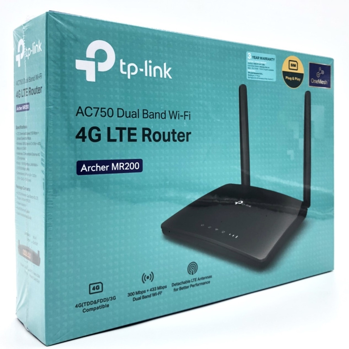 TP-Link Archer MR200 trådlös router Desktop i gruppen Datautstyr / Nettverk / Routere hos TP E-commerce Nordic AB (D10512)