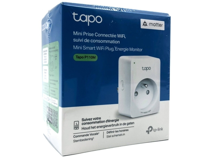 TP-Link Tapo P110M V1 Smart Plug Trådlös i gruppen HJEM, HUS OG HAGE / Smarthus / Smart plugs hos TP E-commerce Nordic AB (D10532)