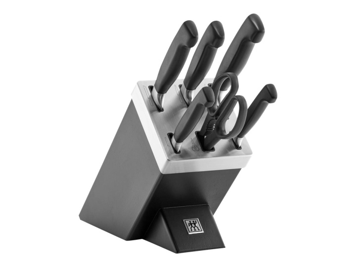 Zwilling Four Star Knife Block and Knife Rack, Black i gruppen HJEM, HUS OG HAGE / Kjøkkenutstyr / Kjøkkenkniver og knivslipere hos TP E-commerce Nordic AB (D10533)