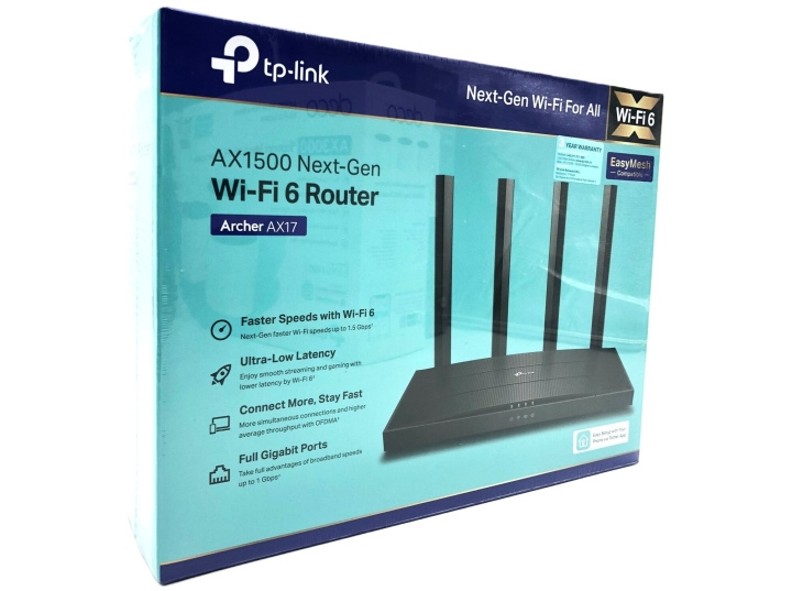 TP-Link Archer AX17 V1 trådlös router Desktop i gruppen Datautstyr / Nettverk / Routere hos TP E-commerce Nordic AB (D10542)