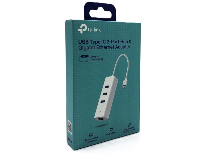 TP-Link UE330C V1 Hub 3 portar USB i gruppen Datautstyr / Datamaskin Tilbehør / USB-Hubs hos TP E-commerce Nordic AB (D10564)