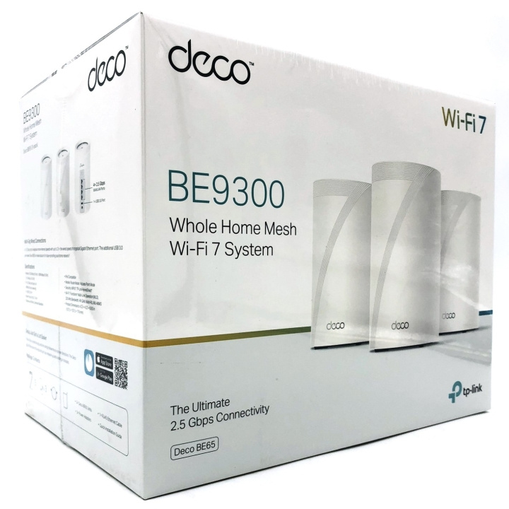 TP-Link Deco BE65 V1 Wi-Fi-system Desktop i gruppen Datautstyr / Nettverk / Extenders hos TP E-commerce Nordic AB (D10578)