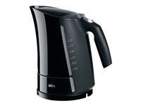 Braun Multiquick 5 vattenkokare 1,7 liter Onyx i gruppen HJEM, HUS OG HAGE / Husholdningsapparater / Vann og juice / Vannkokere hos TP E-commerce Nordic AB (D10601)