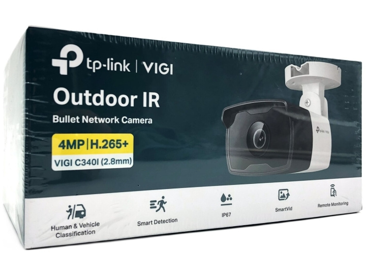 TP-Link VIGI C340I V1 nätverksövervakningskamera utomhus 2560 x 1440 i gruppen HJEM, HUS OG HAGE / Alarm, Sikkerhet og overvåking / Overvåkingskameraer / Digitalt (nettverk) / Utendørs kameraer hos TP E-commerce Nordic AB (D10614)