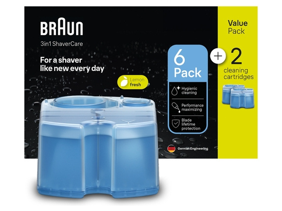 Braun 3-i-1 ShaverCare refill patroner för SmartCare 8 st i gruppen HELSE OG SKJØNNHET / Hår & styling / Barbering og trimming / Barbermaskiner hos TP E-commerce Nordic AB (D10621)