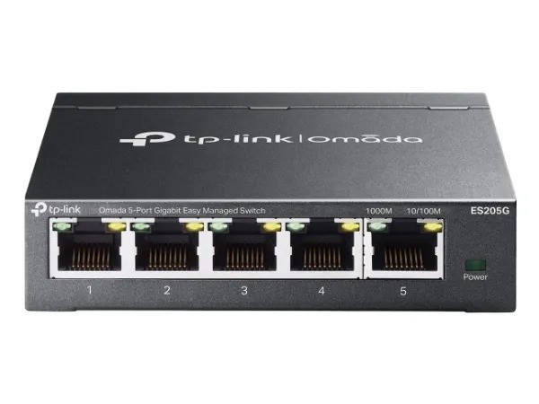 TP-Link Omada ES205G V1 Switch 5-portars Gigabit Ethernet i gruppen Datautstyr / Nettverk / Switcher hos TP E-commerce Nordic AB (D10636)