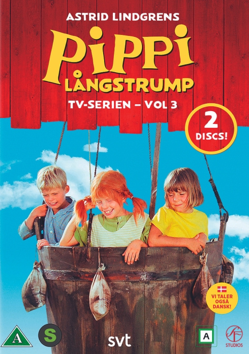 Pippi Långstrump Tv-Serie Box 3 (2-Disc) i gruppen Elektronikk / Lyd & Bilde / TV og tilbehør / Filmer / DVD hos TP E-commerce Nordic AB (D10688)