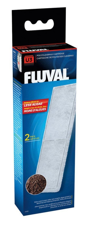 Fluval Poly/Clearmax-filterpatron Fluval U3 - (126.2482) i gruppen HJEM, HUS OG HAGE / Dyretilbehør / Akvarium tilbehør hos TP E-commerce Nordic AB (D10741)