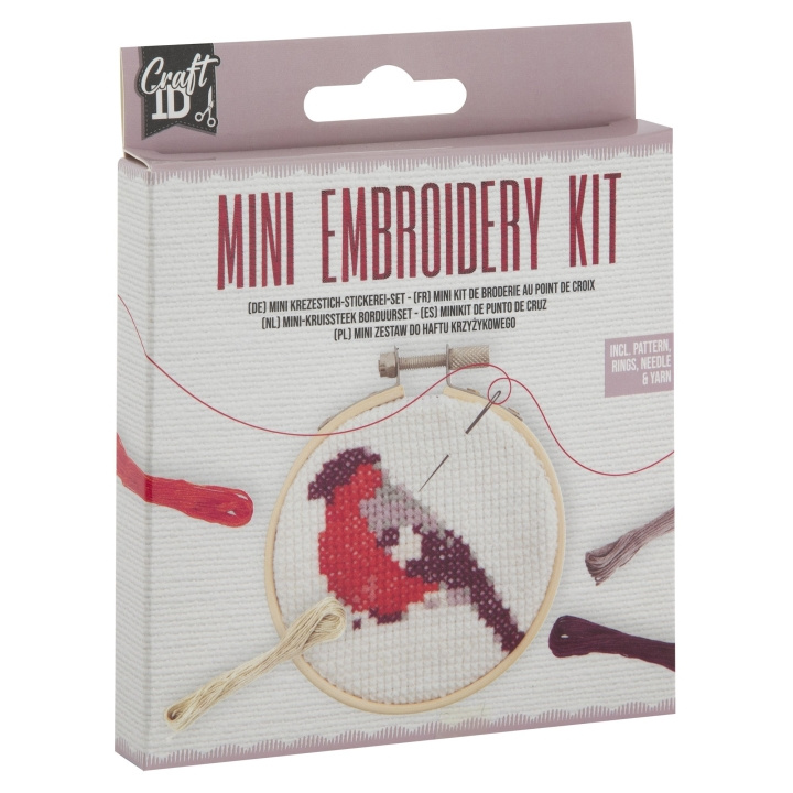 Craft ID Mini broderisett - Fugl (CR1713) i gruppen LEKER, BARN OG BABY / Leker / Håndtverk hos TP E-commerce Nordic AB (D10765)