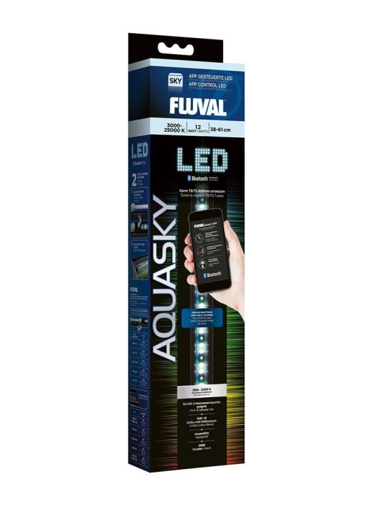 Fluval Aquasky Led 12W 38-61Cm - (120.8300) i gruppen HJEM, HUS OG HAGE / Dyretilbehør / Akvarium tilbehør hos TP E-commerce Nordic AB (D10843)