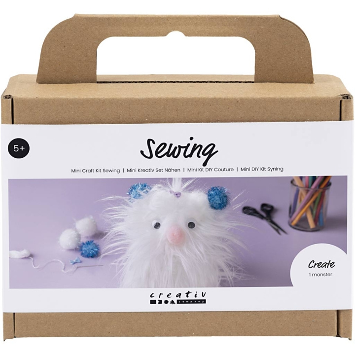 Creative Toys DIY Kit - Mini Craft Kit - Sying - Monstre (977678) i gruppen LEKER, BARN OG BABY / Leker / Håndtverk hos TP E-commerce Nordic AB (D10922)