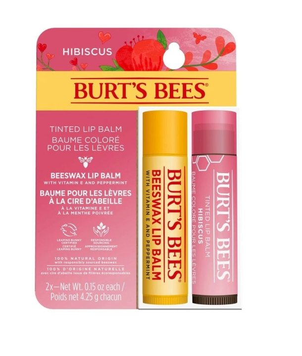 Burt\'s Bees Leppepomade Duo Gaveeske i gruppen HELSE OG SKJØNNHET / Makeup / Lepper / Leppepomade hos TP E-commerce Nordic AB (D10932)