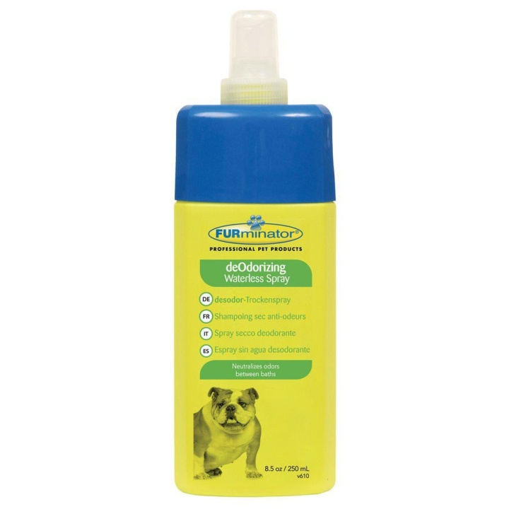 Furminator Deodoriserende vannfri spray 250 ml - (718.7050) i gruppen HJEM, HUS OG HAGE / Dyretilbehør / Hund hos TP E-commerce Nordic AB (D11031)