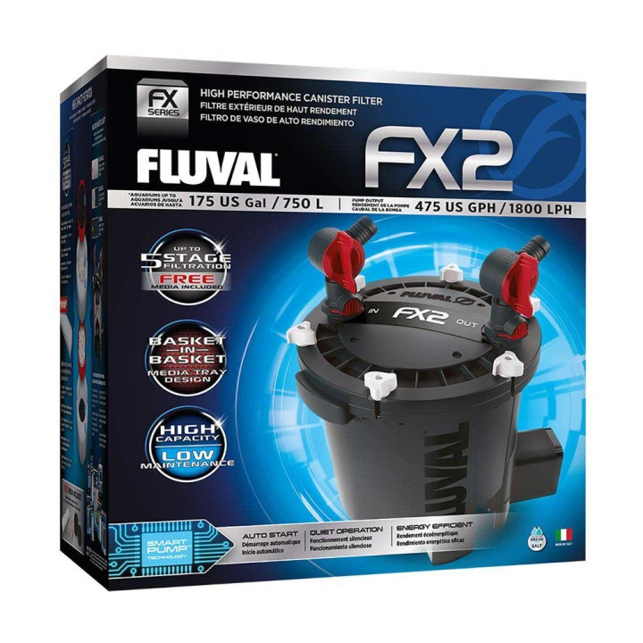 Fluval Beholderfilter Fx2 1800L/H 27W for akvarier < 750L - (126.4520) i gruppen HJEM, HUS OG HAGE / Dyretilbehør / Akvarium tilbehør hos TP E-commerce Nordic AB (D11068)