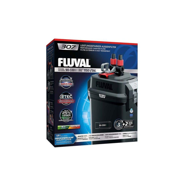 Fluval Beholderfilter 307 1150 L/H - (126.4307) i gruppen HJEM, HUS OG HAGE / Dyretilbehør / Akvarium tilbehør hos TP E-commerce Nordic AB (D11088)