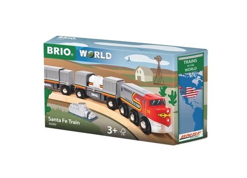 BRIO Santa Fe-toget (Tog fra hele verden) - (36089) i gruppen LEKER, BARN OG BABY / Leker / Byggeleker / Brio Tågbanor hos TP E-commerce Nordic AB (D11117)