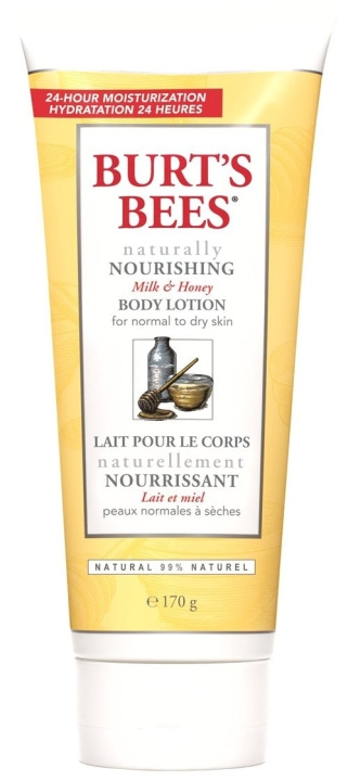 Burt\'s Bees Body Lotion - Melk & Honning i gruppen HELSE OG SKJØNNHET / Hudpleie / Kroppspleie / Body lotion hos TP E-commerce Nordic AB (D11144)