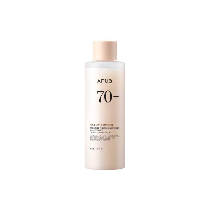 Anua Rice 70 Glow Milky Toner - 250 ml i gruppen HELSE OG SKJØNNHET / Hudpleie / Ansikt / Ansiktsvann & Facemist hos TP E-commerce Nordic AB (D11248)