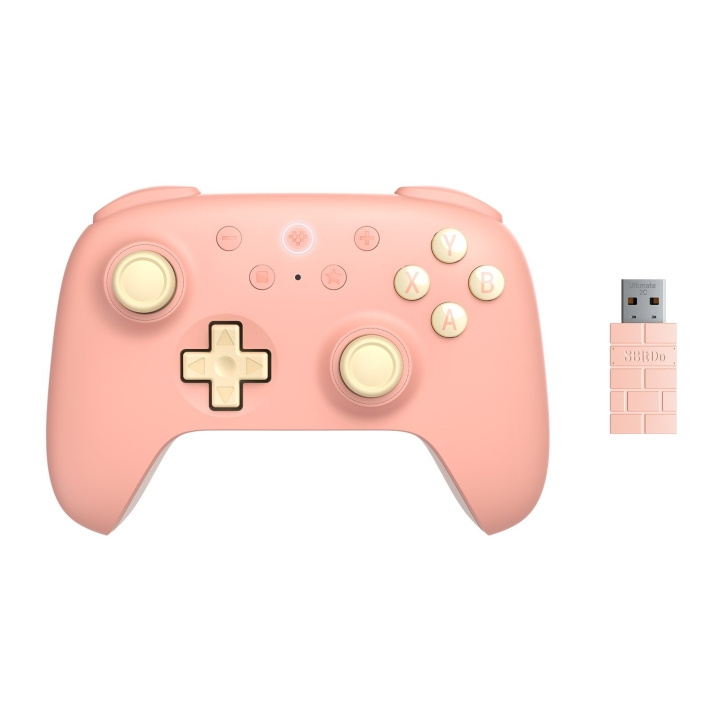 8Bitdo Ultimate 2C trådløs pad Peach i gruppen Elektronikk / TV-spill & tilbehør / Nintendo Switch hos TP E-commerce Nordic AB (D11310)