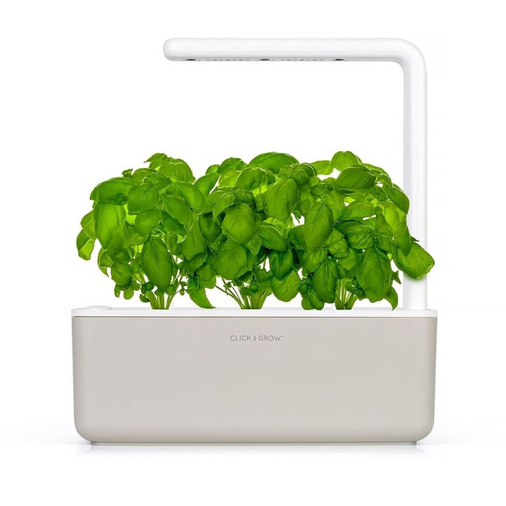 Click & Grow Smart Garden 3 Starter Kit - Mellow Beige (SGS7UNI) - Uanstrengt innendørs urtehage i gruppen SPORT, FRITID & HOBBY / Morsomme produkter / Smarte produkter hos TP E-commerce Nordic AB (D11316)