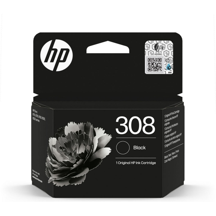 HP Blekk 7FP21UE 308 Svart i gruppen Datautstyr / Skrivere og tilbehør / Blekk og toner / Blekkpatroner / HP hos TP E-commerce Nordic AB (D11412)