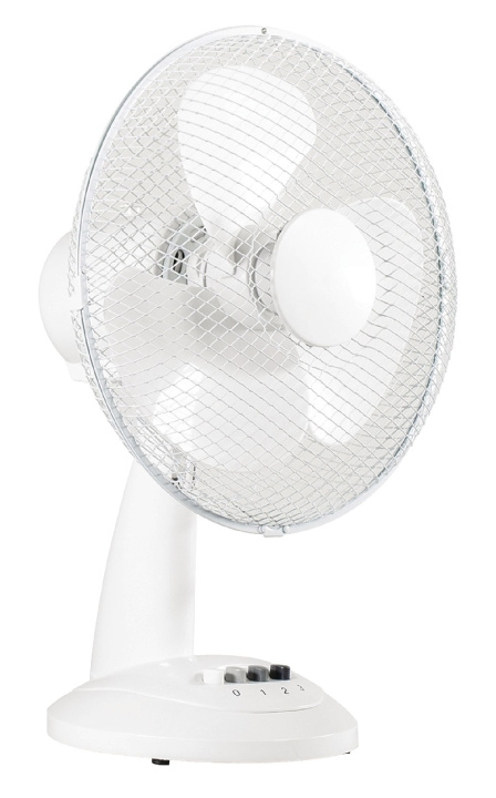 Valueline Tabell Fan 30 cm 35 W Plastic Hvit i gruppen HJEM, HUS OG HAGE / Vifter og klimaprodukter / Vifter hos TP E-commerce Nordic AB (D11433)