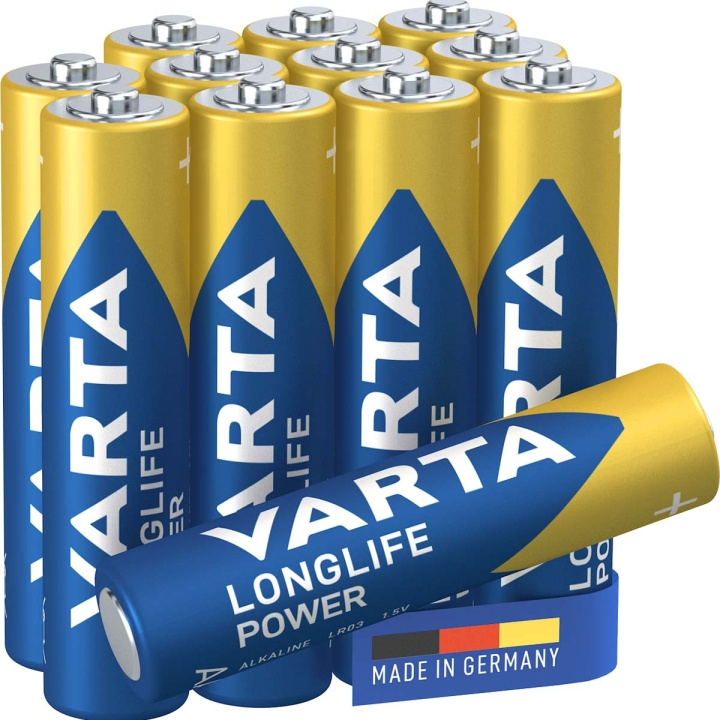 Varta Alkaline Batteri AAA 1.5 V High Energy 12-Pakke i gruppen Elektronikk / Batterier & Ladere / Oppladbare batterier / AAA hos TP E-commerce Nordic AB (D11444)