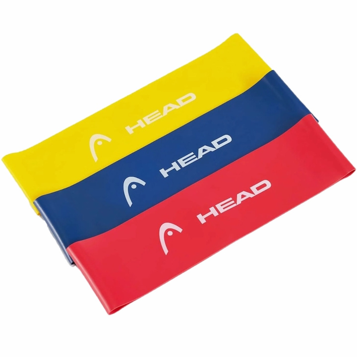 Head Elastiska Latex band 3st i gruppen SPORT, FRITID & HOBBY / Treningsutstyr / Treningstilbehør hos TP E-commerce Nordic AB (D11538)