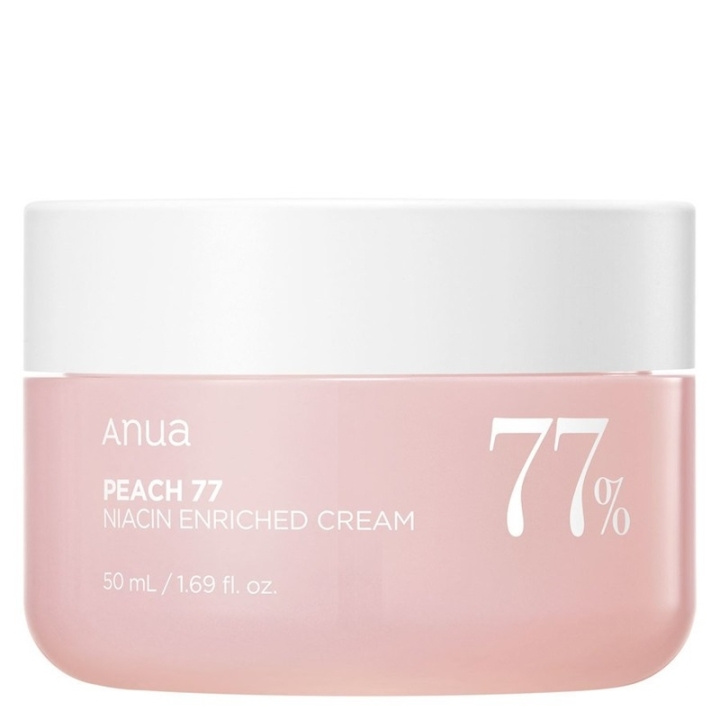 Anua Peach 77% Niacin Enriched Cream 50ml i gruppen HELSE OG SKJØNNHET / Hudpleie / Ansikt / Dagkrem hos TP E-commerce Nordic AB (D11594)