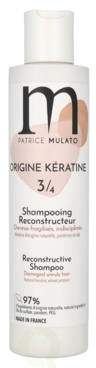 Patrice Mulato P. Mulato Origine Keratine 3/4 Reconstructive Shampooing 200 ml i gruppen HELSE OG SKJØNNHET / Hår & styling / Hårpleie / Sjampo hos TP E-commerce Nordic AB (D11677)