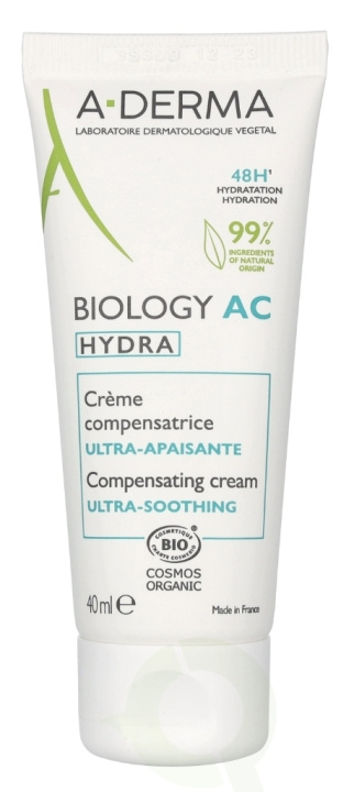 A-Derma Biology AC Hydra Compensating Cream 40 ml i gruppen HELSE OG SKJØNNHET / Hudpleie / Ansikt / Dagkrem hos TP E-commerce Nordic AB (D11687)