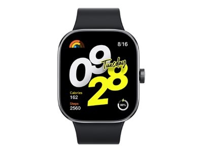 Xiaomi Redmi Watch 4 Black Smartwatch i gruppen SPORT, FRITID & HOBBY / Smartwatch og Aktivitetsmålere / Smartwatches hos TP E-commerce Nordic AB (D11935)