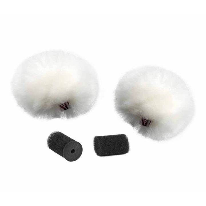 Rycote Windjammer Lavalier Ristretto Pair White i gruppen Elektronikk / Lyd & Bilde / Håndholdte mikrofoner hos TP E-commerce Nordic AB (D12043)