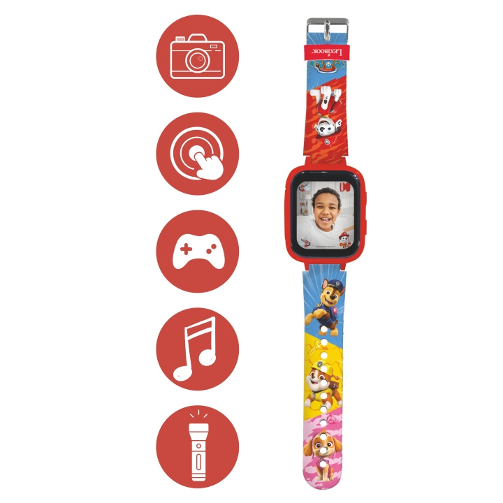 Lexibook Paw Patrol Smartklokke for barn med 8 GB minnekort (DMW070PA) i gruppen SPORT, FRITID & HOBBY / Smartwatch og Aktivitetsmålere / Smartwatch for barn hos TP E-commerce Nordic AB (D12172)