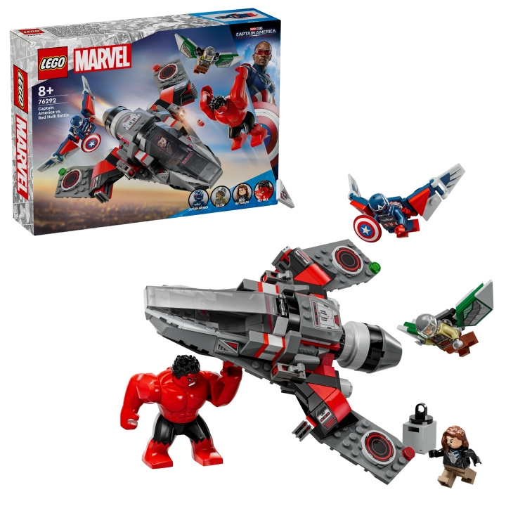 LEGO Superhelter - Captain America vs. Red Hulk Battle (76292) i gruppen LEKER, BARN OG BABY / Leker / Byggeleker / Lego hos TP E-commerce Nordic AB (D12191)