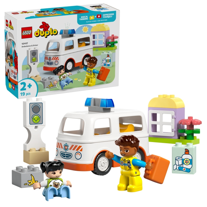 LEGO DUPLO Town - Ambulanse og sjåfør (10447) i gruppen LEKER, BARN OG BABY / Leker / Byggeleker / Lego hos TP E-commerce Nordic AB (D12241)