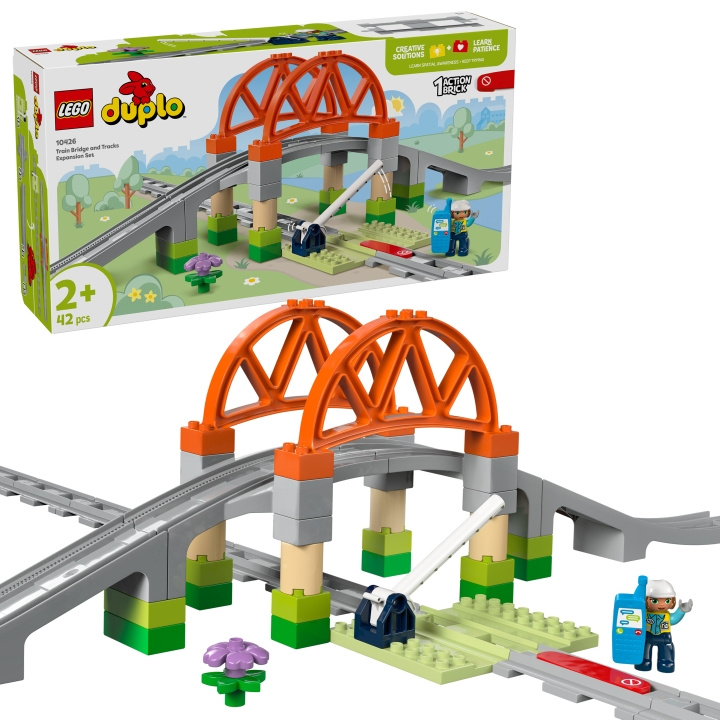 LEGO DUPLO Town - Utvidelsessett med togbro og togskinner (10426) i gruppen LEKER, BARN OG BABY / Leker / Byggeleker / Lego hos TP E-commerce Nordic AB (D12259)