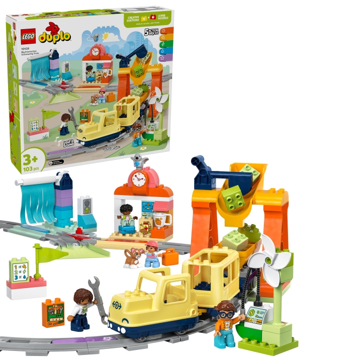 LEGO DUPLO Town - Stort interaktivt tog (10428) i gruppen LEKER, BARN OG BABY / Leker / Byggeleker / Lego hos TP E-commerce Nordic AB (D12260)