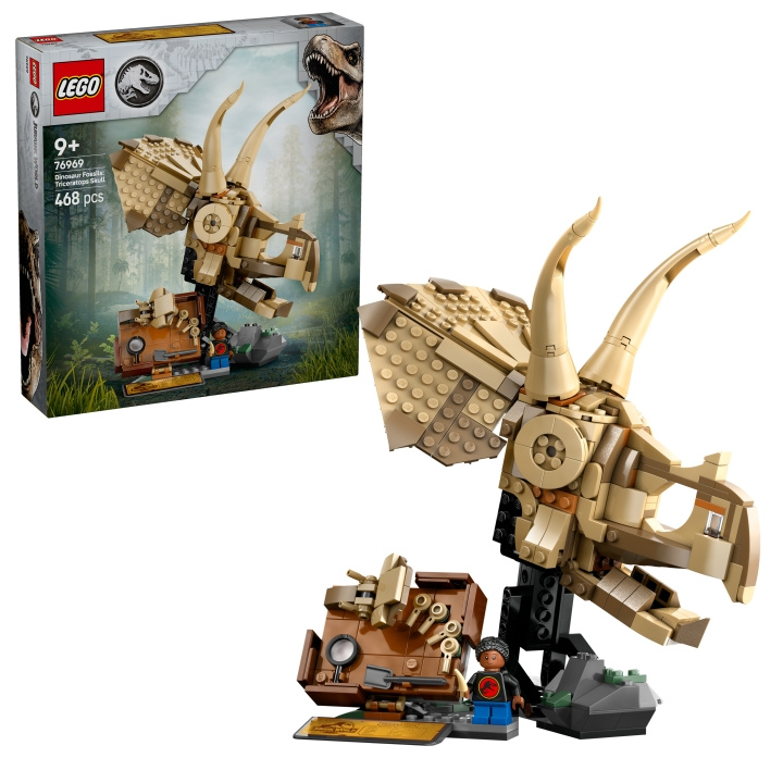 LEGO Jurassic World - Dinosaurfossiler: Triceratopsskalle (76969) i gruppen LEKER, BARN OG BABY / Leker / Byggeleker / Lego hos TP E-commerce Nordic AB (D12266)