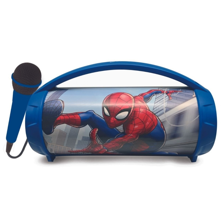 Lexibook Spider-Man Bluetooth® Light-høyttaler med mikrofon (BTP585SPZ) i gruppen Elektronikk / Lyd & Bilde / Høyttalere & tilbehør / Bluetooth-høyttalere hos TP E-commerce Nordic AB (D12279)