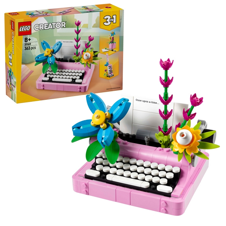 LEGO LEGO Creator - Skrivemaskin med blomster (31169) i gruppen LEKER, BARN OG BABY / Leker / Byggeleker / Lego hos TP E-commerce Nordic AB (D12281)