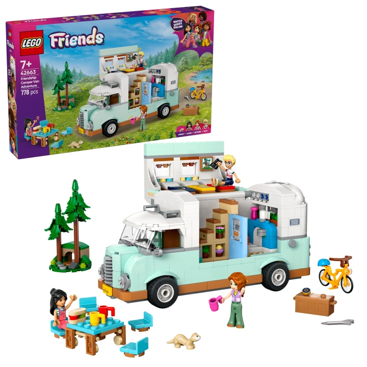 LEGO LEGO Friends - Vennskap bobil-eventyr (42663) i gruppen LEKER, BARN OG BABY / Leker / Byggeleker / Lego hos TP E-commerce Nordic AB (D12287)