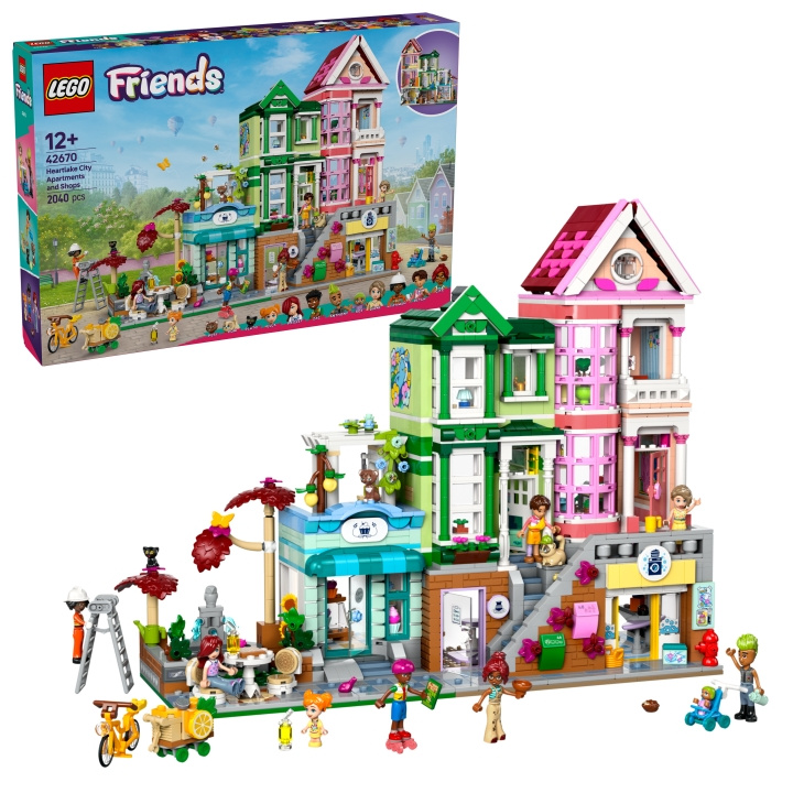 LEGO LEGO Friends - Heartlake City Apartments and Shops (42670) i gruppen LEKER, BARN OG BABY / Leker / Byggeleker / Lego hos TP E-commerce Nordic AB (D12289)