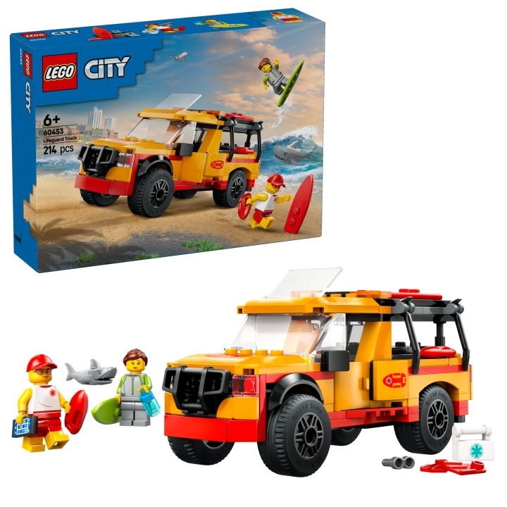 LEGO LEGO City - Strandredningsbil med livredder (60453) i gruppen LEKER, BARN OG BABY / Leker / Byggeleker / Lego hos TP E-commerce Nordic AB (D12296)