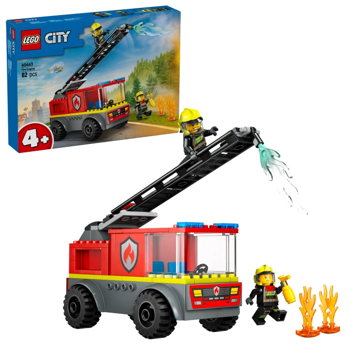 LEGO LEGO City - Brannbil med stige (60463) i gruppen LEKER, BARN OG BABY / Leker / Byggeleker / Lego hos TP E-commerce Nordic AB (D12301)