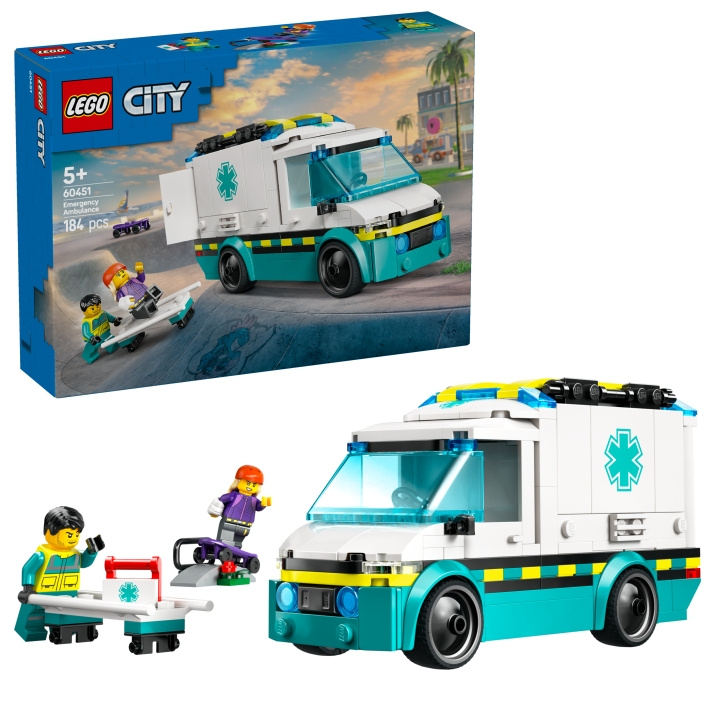 LEGO LEGO City - Nødambulanse (60451) i gruppen LEKER, BARN OG BABY / Leker / Byggeleker / Lego hos TP E-commerce Nordic AB (D12303)