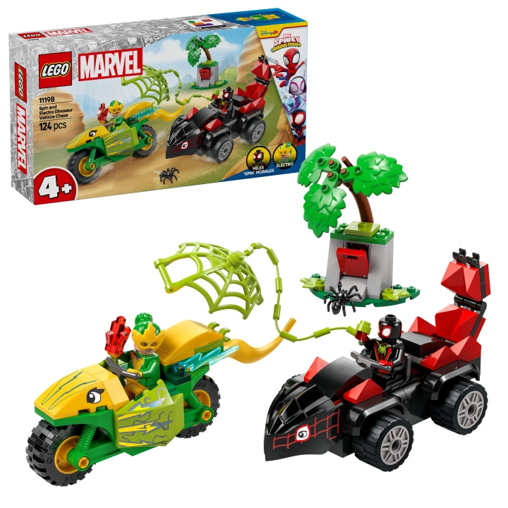 LEGO Spidey - Spinn og elektro-dinosaur-kjøretøyjakt (11198) i gruppen LEKER, BARN OG BABY / Leker / Byggeleker / Lego hos TP E-commerce Nordic AB (D12311)