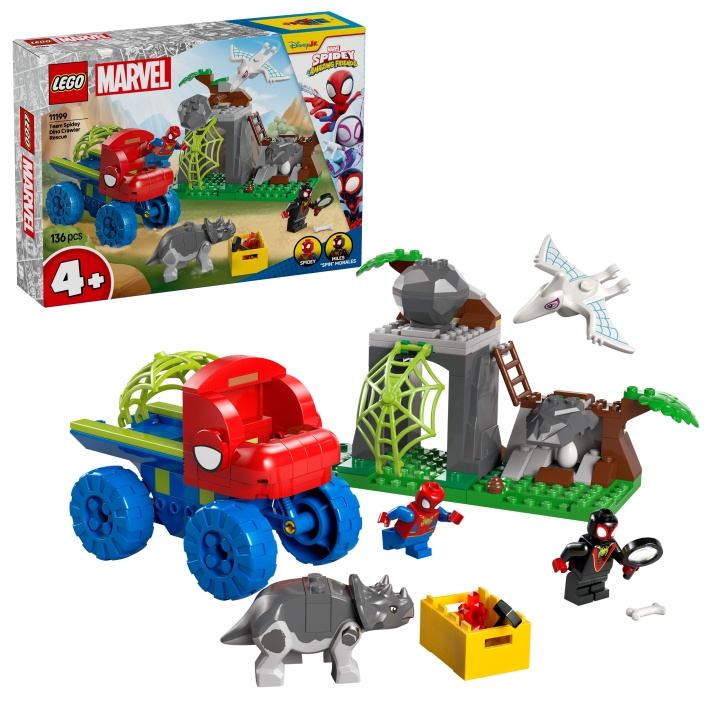 LEGO Spidey - Team Spidey Dino Crawler Rescue (11199) i gruppen LEKER, BARN OG BABY / Leker / Byggeleker / Lego hos TP E-commerce Nordic AB (D12312)