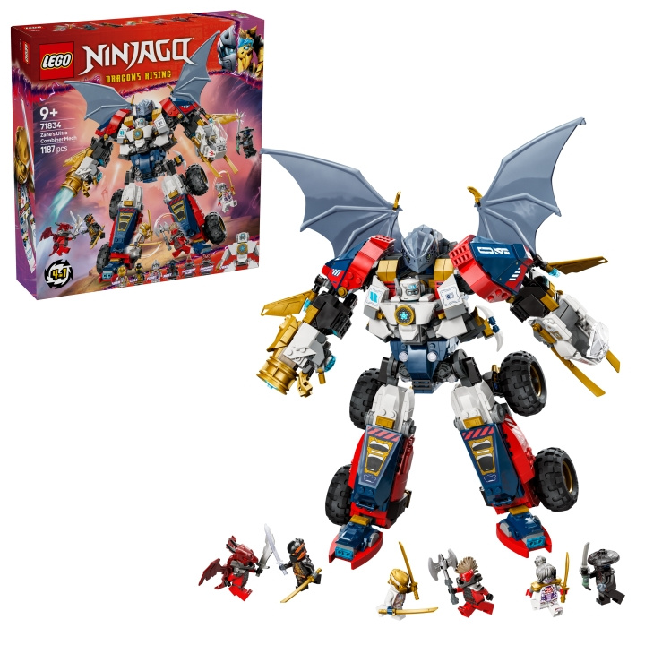 LEGO Ninjago - Zanes Ultra Combiner Mech (71834) i gruppen LEKER, BARN OG BABY / Leker / Figurer, miniatyrer og tilbehør hos TP E-commerce Nordic AB (D12317)