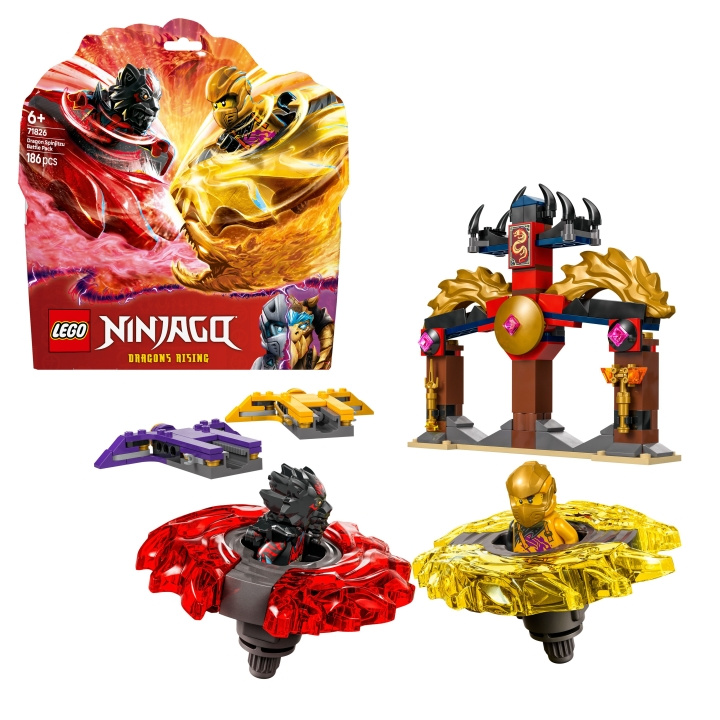 LEGO Ninjago - Drage Spinjitzu Battle Pack (71826) i gruppen LEKER, BARN OG BABY / Leker / Figurer, miniatyrer og tilbehør hos TP E-commerce Nordic AB (D12325)